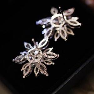 Fashion Snowflake Earrings Aebjb