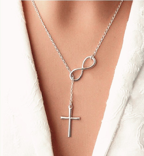 Ancient Silver Cross Necklace Nt0199