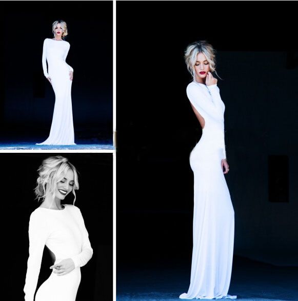 Elegant Backless Dress for Prom