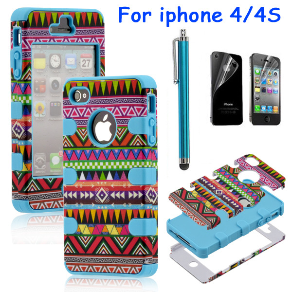 Totem Protective Case For Iphone 4/4s/5 With Pen And Sticker827 on Luulla